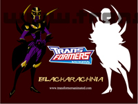 Transformers Animated Characters Blackarachnia Wallpaper