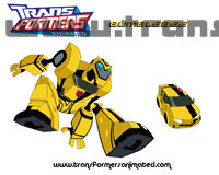 Transformers Animated Characters Bumblebee Wallpaper